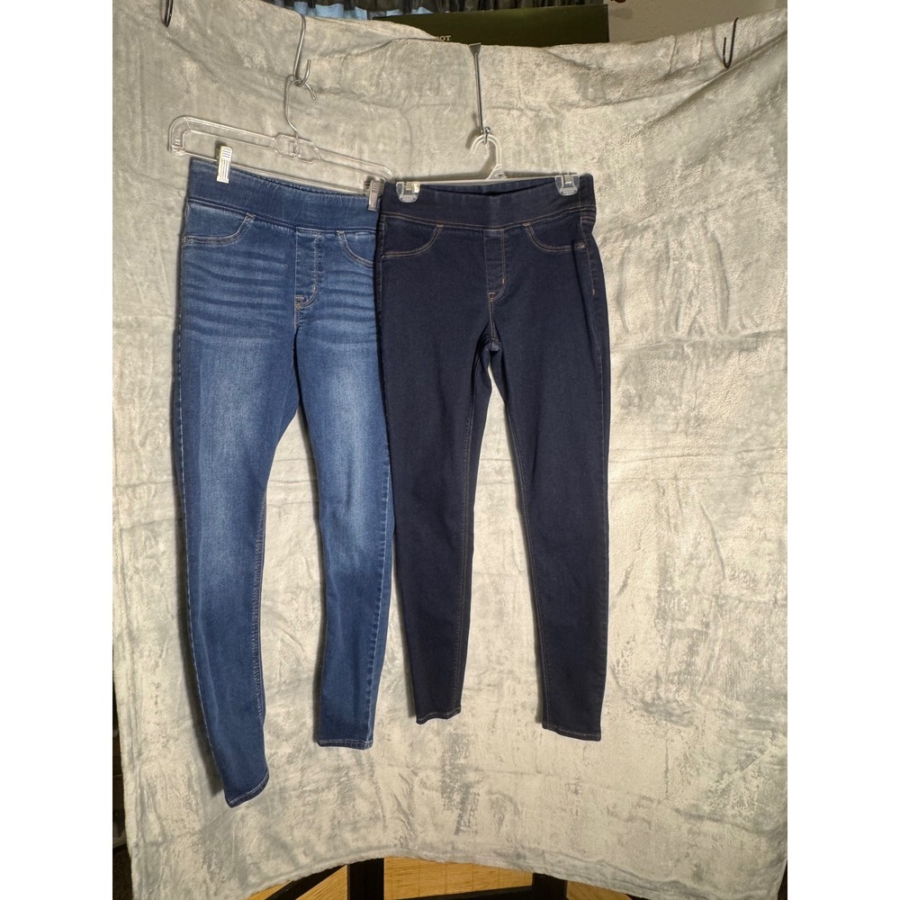 Old Navy Rockstar Skinny‎ Jeggings Bundle Mid-Rise Dark Medium Wash Size
 4